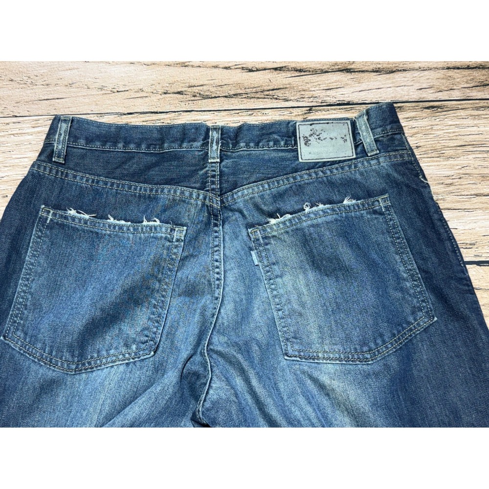 Levis SilverTab Baggy Jeans Mens W33 L34 Blue Wide Leg Loose Fit Denim Vintage